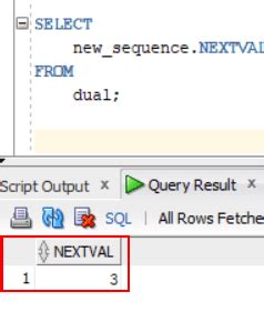 Image result for Sequence in Oracle SQL