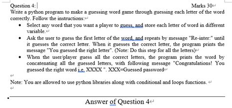 Image result for Python Code for Word Game