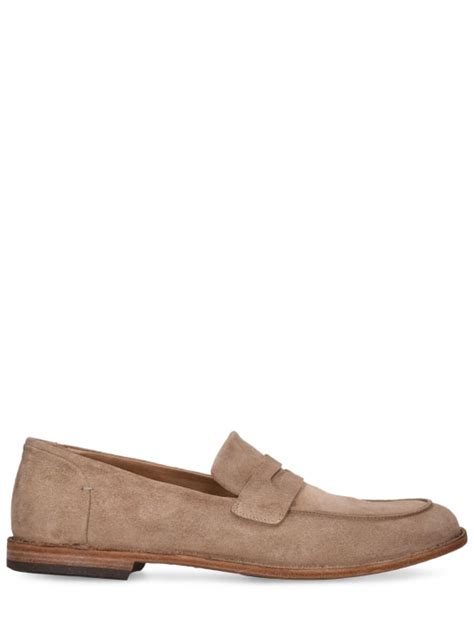 Konstant suede leather loafers - Pantanetti - Men | Luisaviaroma