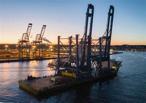 Canadá: DP World recibe dos grúas Post-Panamax en la terminal de ...