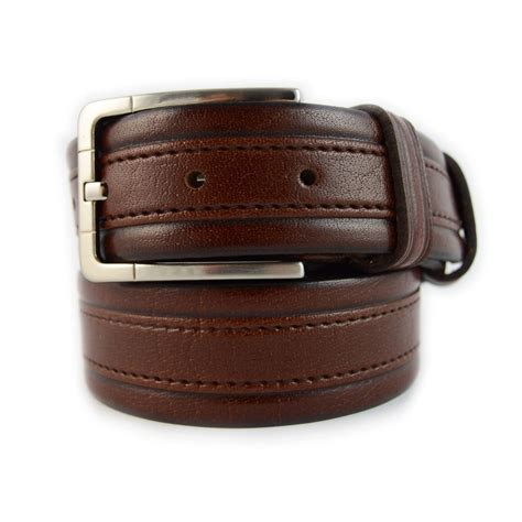 Buy All Leather Belt For Jeans - Mens Brown - LeatherBeltsOnline