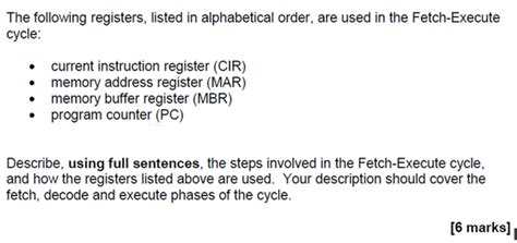 how does fetch decode execute cycle work a level 的图像结果