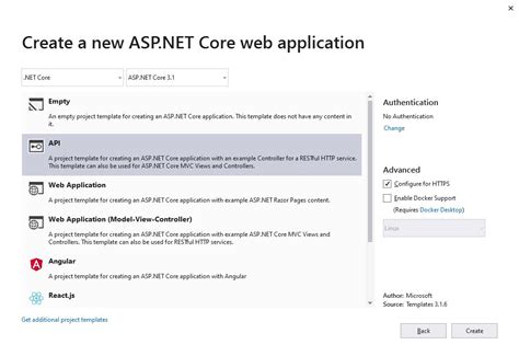 Example Asp.net Core Project Using API 的图像结果