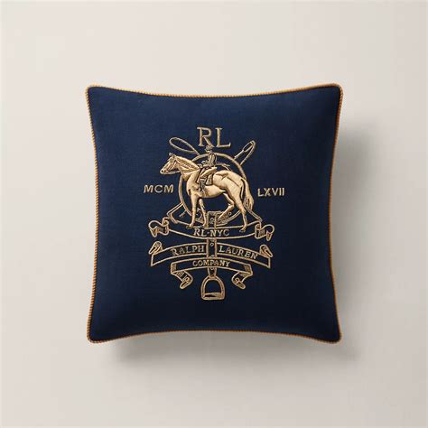 Polo Ralph Lauren Frasier Throw Pillow In Navy | ModeSens