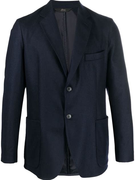 Brioni single-breasted Fitted Blazer - Farfetch