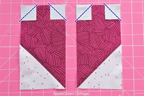 Heart Quilt Block Tutorials 的图像结果