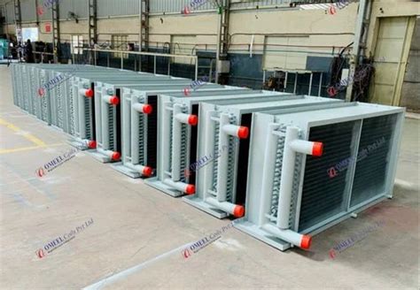 Fin & Tube Heat Exchanger Coils - Copper Fins AHU Cooling Coil ...