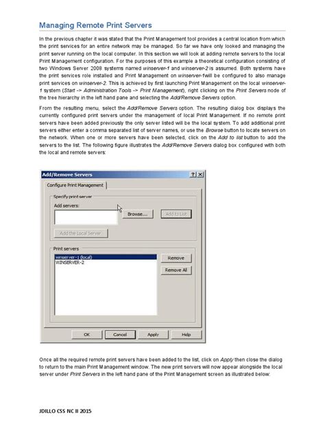 Export Print Server Configuration 的图像结果