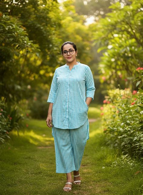 New Cotton Co-ord sets With Middle Buttons – Paraiso Comfortwears