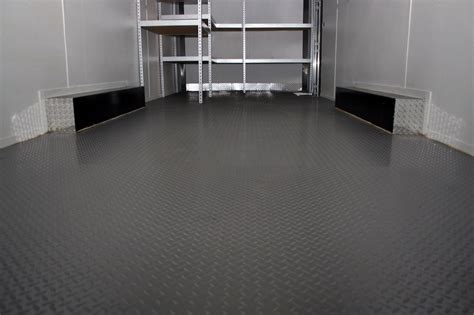Cargo Trailer Checkered Flooring