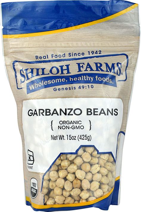 Shiloh Farms Organic Garbanzo Beans -- 15 oz - Vitacost
