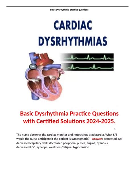 Basic Dysrhythmia Practice Test 的图像结果