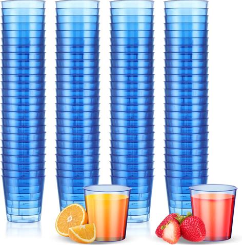 Amazon.com: Tioncy 100 Pcs Neon Shot Glasses Disposable 1 oz Plastic ...
