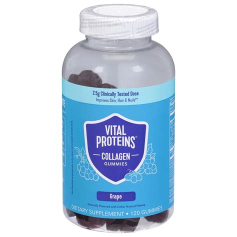 Vital Proteins Collagen Gummies - Grape - Shop Herbs & homeopathy at H-E-B