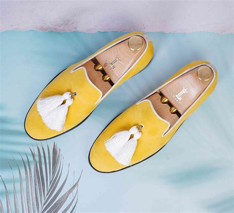 Buy MUSTARD YELLOW Slip on Leather Shoes for Men - FLAT 20% OFF