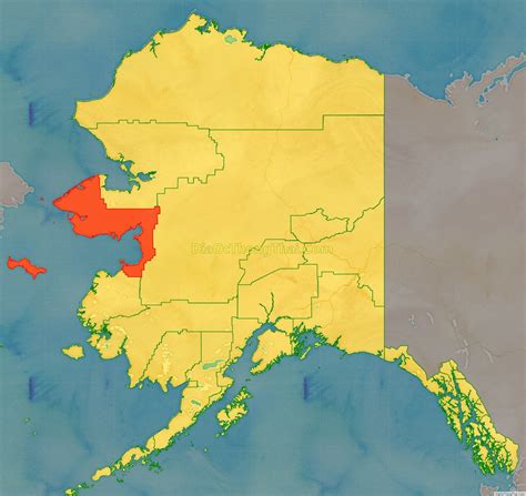Map of Nome Census Area, Alaska - Thong Thai Real