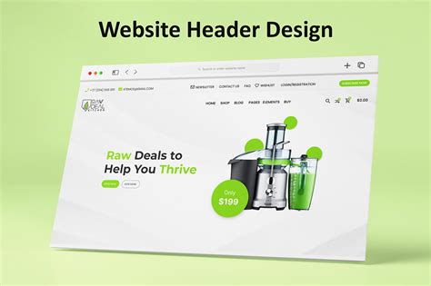 Image result for Website Header Layout Design