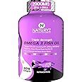 Naturyz Triple Strength Omega 3 Fish Oil with Highest Strength 2450 mg ...