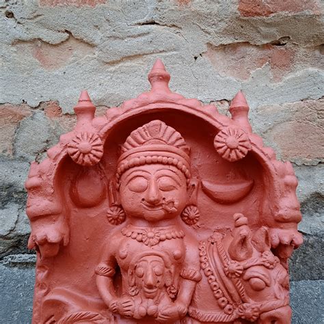 Buy Goddess with Baby Terracotta Plaque Online in India – Prosperitymirra