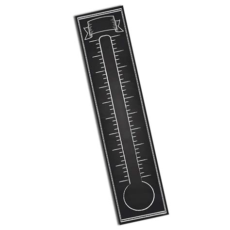 Buy Goal Setting Fundraising Donation Thermometer - 11x48 - Dry Erase ...