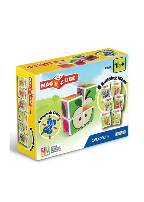 Get Multi Color Magicube - Fruit - Set of 4 Magnetic Cubes at ₹ 1700 ...