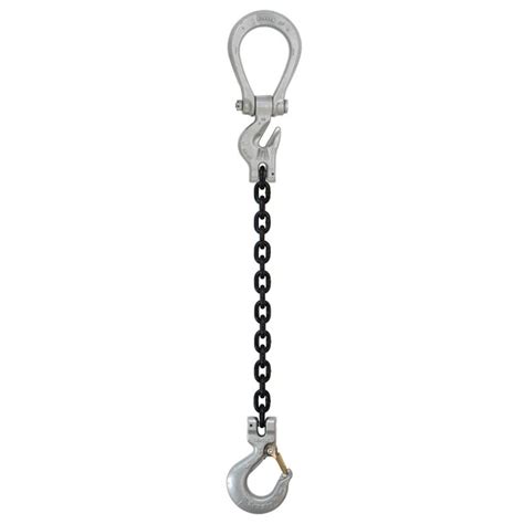 Us Cargo Control 9/32" x 5', Crosby Adjust. SingleLeg Chain Sling w ...