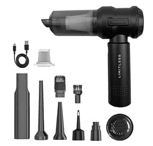 Limitless 2-in-1 Portable Cordless Powerful 3-Mode 14000Pa Handheld ...