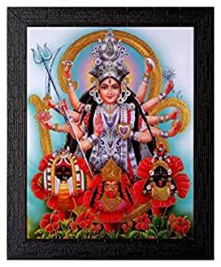 Shree Handicraft Poster of Shree Kali MATA Painting Photo Frame ...