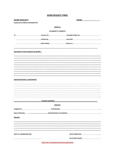 Image result for Work Request Process