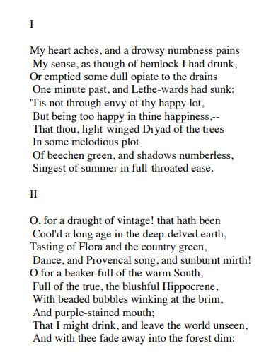 Image result for Ode Examples