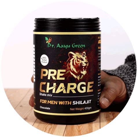 Dr. Aayu Green Precharge + Shilajit Shake | Ayurvedic Strength Booster ...