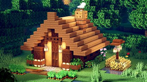 Image result for Forest Cottage Minecraft Tutorial
