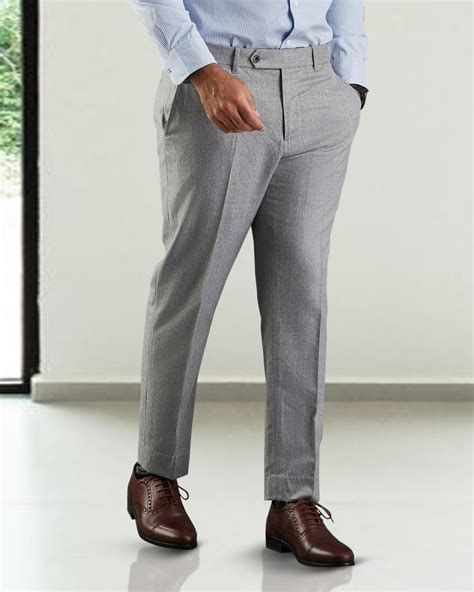 Vitale Barberis Canonico - Flannels Light Grey Dress Pant - Luxire ...