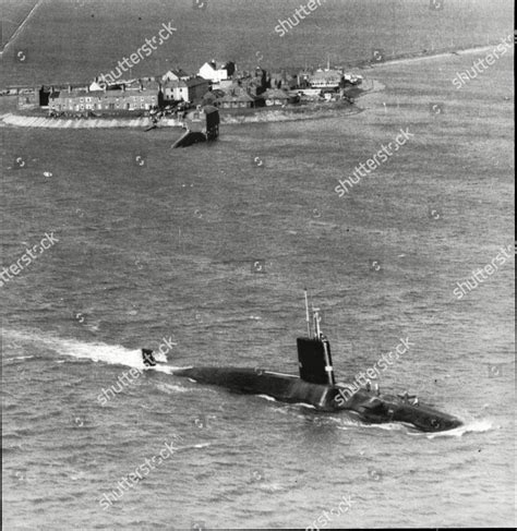 Hms Warspite Royal Navy Submarine Leaving Editorial Stock Photo - Stock ...