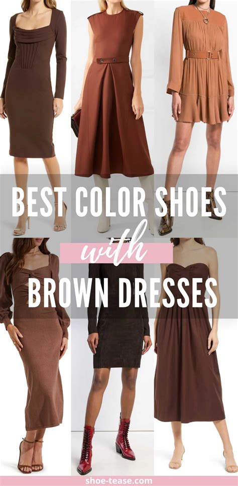 What Color Shoes with Brown Dress Outfits - 12 Best Colors to Wear!