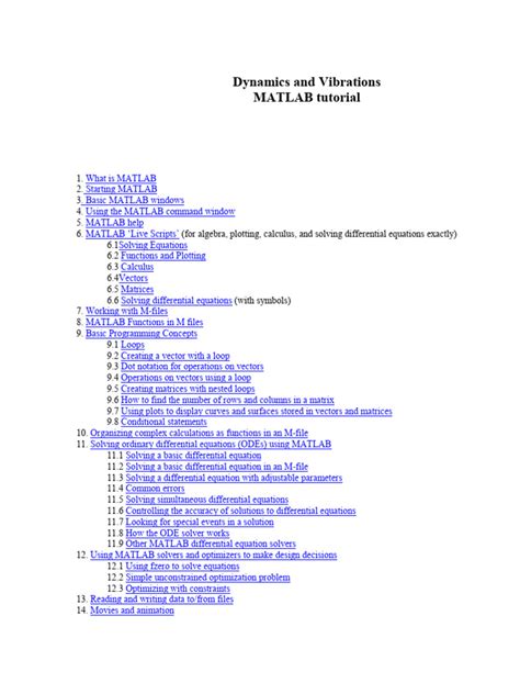 Image result for MATLAB Tutorial PDF