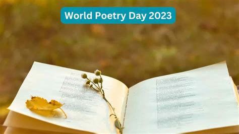 National Poetry Day 2023: History, Activities, FAQs and Dates