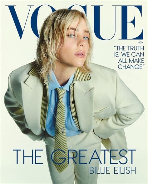 Vogue USA Magazine November 2024 The Greatest Billie Eilish : Vogue ...