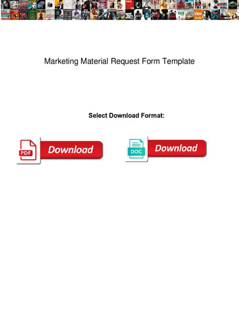 Marketing Material Request Form 的图像结果