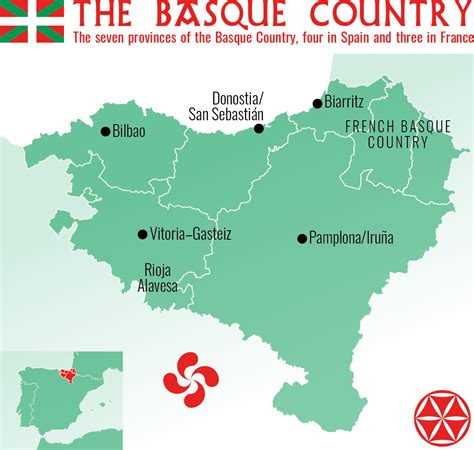 French Basque Map