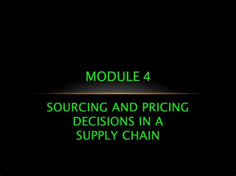 Module 4 Supply Chain Management 的图像结果