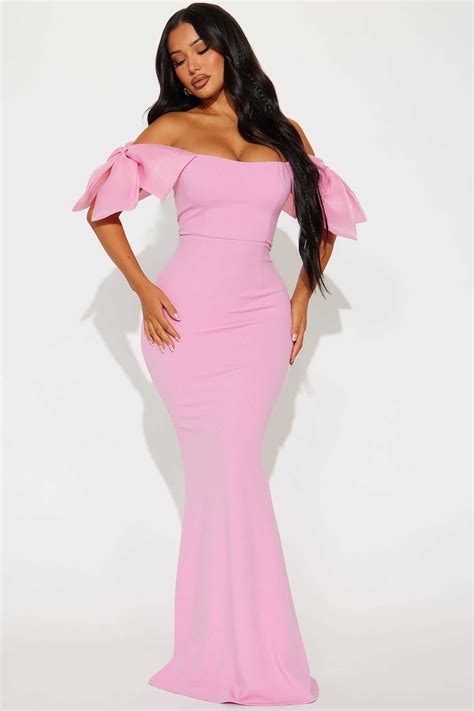 Calliope Maxi Gown - Pink - Womens Fashion Dresses