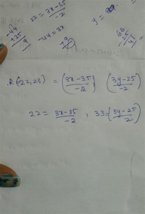 If the point R (22,23) divides the join of P(7,5) and Q externally in ...