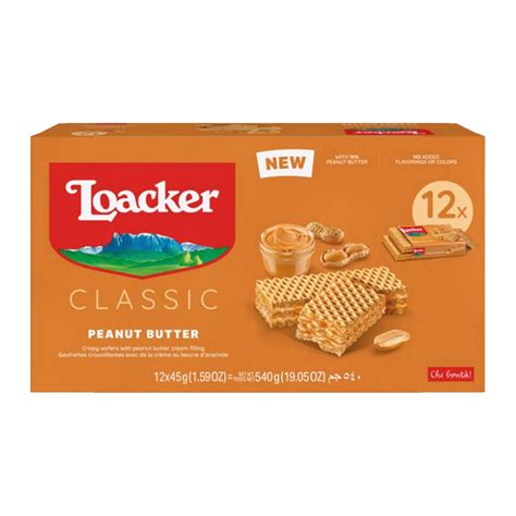 Loacker Classic Peanut Butter Wafers - Premium Kosovo | Ubuy