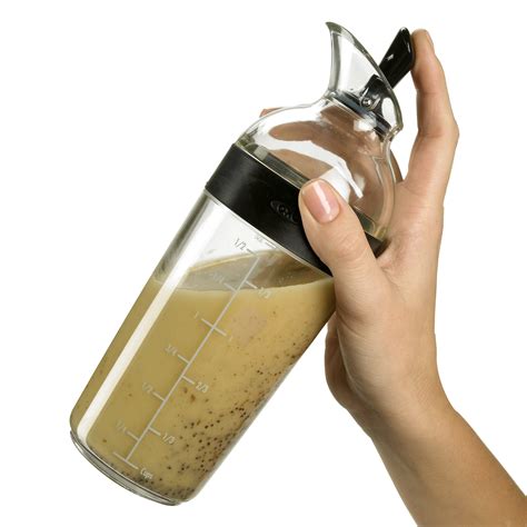 Salad Dressing Shaker - Black | OXO UK
