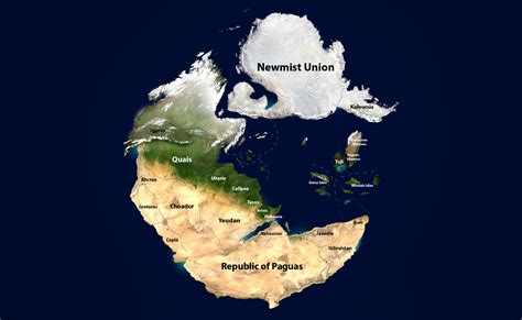 colored map of the pangea