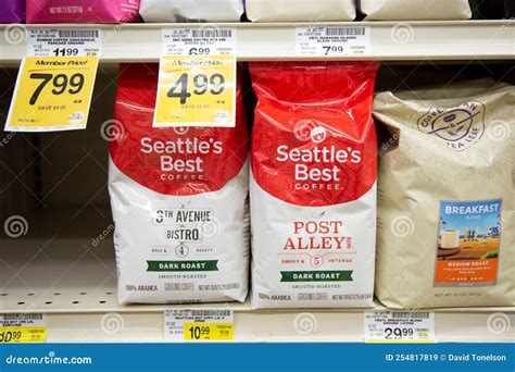 Seattle S Best Ground Coffee at Store Editorial Stock Image - Image of ...
