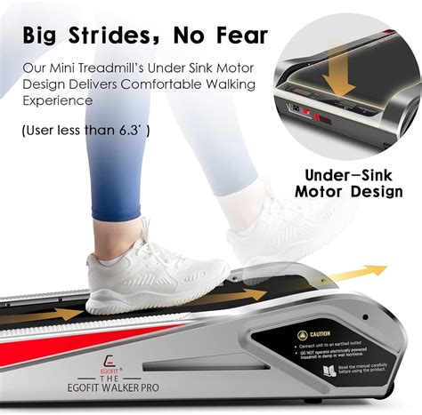 Egofit Walker Pro/Plus Smallest Under Desk Treadmill India | Ubuy