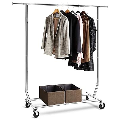 Buy TomCare Garment Rack 200-220lb Capacity Adjustable Clothes Rack ...