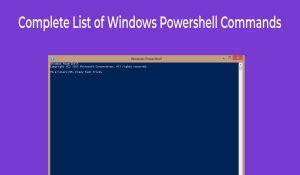 Windows PowerShell Commands 的图像结果